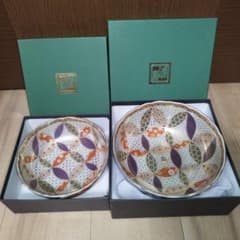 未使用】前畑陶器 庫山窯 金彩七宝紋 菓子鉢 2点セット - メルカリ