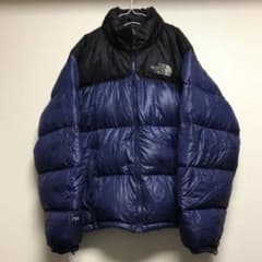 THE NORTH FACE 700 ヌプシ ダウンジャケット ネイビーのサムネイル