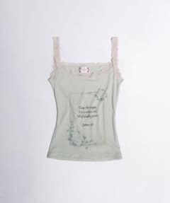 【SCULPTOR】Rose Camisole Raw Ice SCULPTOR】Rose Camisole Raw Ice - メルカリ
