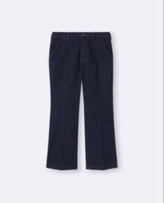 【新品・未使用】GU フレアジーンズ ユニセックス ダークグレー Mサイズのサムネイル