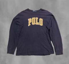 90sRalph Louren ロンT 紺 M USA 製シティフェードのサムネイル