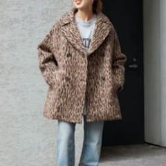 TICCA/ティッカ レオパードシャギーピーコート24AW - メルカリ