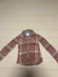 H&M チェック柄長袖シャツ Lサイズのサムネイル