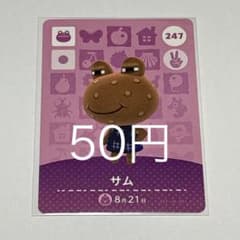 매달린 도부츠의 숲 amiibo 카드 샘 247