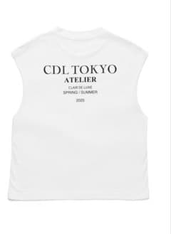 CDL TOKYO 袖なしTシャツ ホワイト - メルカリ