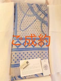 定価以下！極美品カシミアシルク ブルーFOUETS ET BADINES BAN - メルカリ