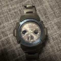 G-SHOCK AWG-M100シリーズ ブラック×ブルー メタルコアバンド - メルカリ