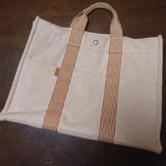 HERMES エルメス トートバッグ フールトゥ オレンジのサムネイル