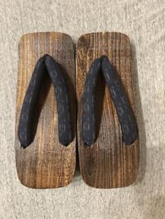 メンズ 下駄 焼き桐 鼻緒 28cm LLサイズのサムネイル