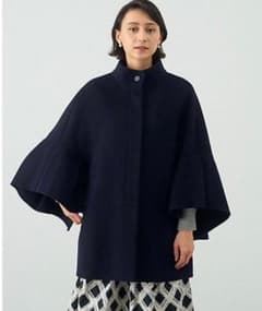 【新品タグ付き】ANAYI アナイ ウールナイロンカルゼリバーケープコートのサムネイル