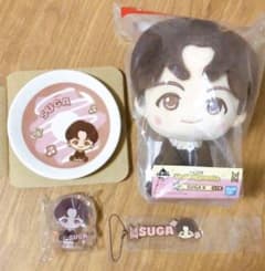 TinyTan Dynamite 이치 반 쿠지 SUGA 4 점 세트