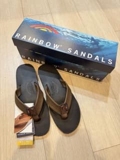 [Brand New] RAINBOW SANDALS Brown Black Beach Sandals