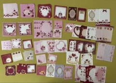 hydrangea 135枚 まとめ売り バラメモ メモ コラージュ 紙もの - メルカリ