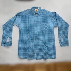80s Red Oak Ranch Apparel チェック プリントネル 長袖のサムネイル