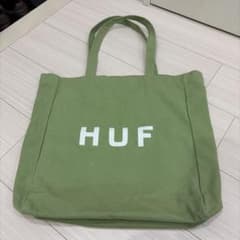 HUF キャンバス トートバッグ グリーンのサムネイル