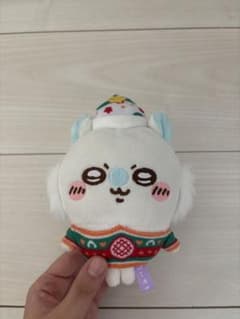 에니마이 복권 치이카와 D상 봉제인형 마스코트 키홀더(모몬가)