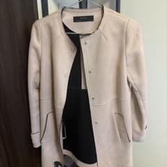 ZARA BASIC スエード風ジャケット ピンクのサムネイル