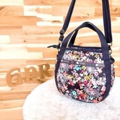 美品【レスポートサック】リトル フラワー 2wayショルダーバッグ 花柄 