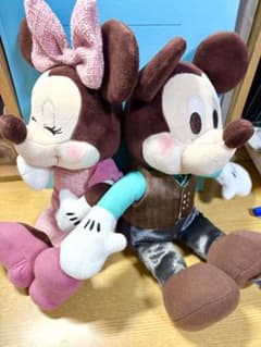 Disney ミッキー＆ミニー ぬいぐるみ ペアセットのサムネイル