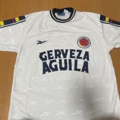 98年　コロンビア代表ユニフォーム　バルデラマ　レトロ バルデラマ コロンビア代表 ユニフォーム レア 1998年W杯時代デザイン