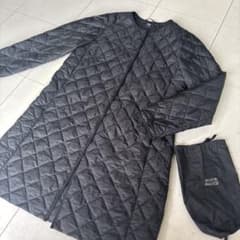 【美品】Lサイズ撥水WARMPADDEDキルティングジャケットロングのサムネイル