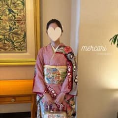 総絞り 振袖 成人式 正絹 赤 フルセット - メルカリ