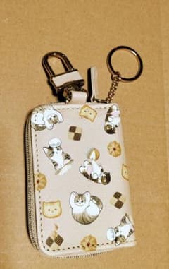 mofusand スマートキーケース　クッキー ぢゅの 猫 キーリング