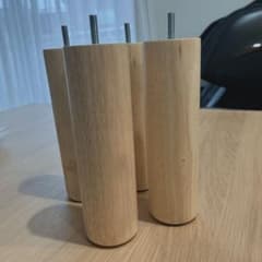 MUJI 木製ベッド脚 20cm M8 5本セット MUJI 木製ベッド脚 20cm M8 5本セット 木製脚 20cm ナチュラル（M8