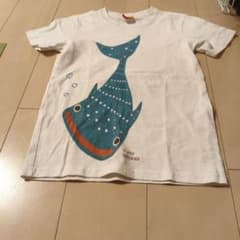 キッズ Tシャツ ジンベエザメ柄 ホワイトのサムネイル