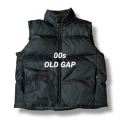 00s GAP OLDGAP ブラック ダウンベスト ベスト ナイロン 黒 - メルカリ