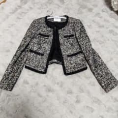MISS J ツイード ノーカラージャケット 38 | Mercari