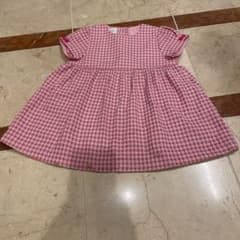美品　ファミリア　ワンピース　80  ピンクのサムネイル