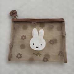 miffy ミッフィー チェリーフルール　メッシュポーチ 花柄