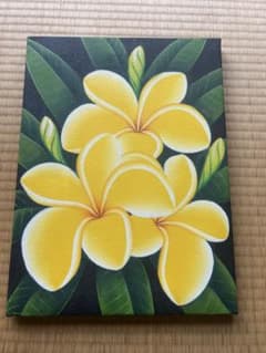 プルメリアの油彩画のサムネイル