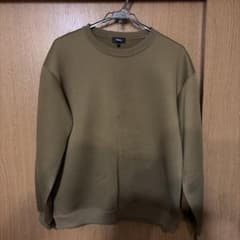 ニ*ム様 Theory クルーネック スウェット カーキ Mのサムネイル
