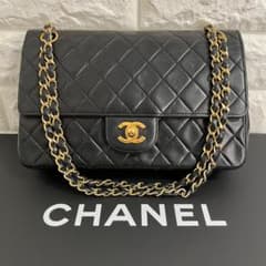 【超美品】 シャネル マトラッセ 25 ダブルフラップ ダブルチェーン ＃110のサムネイル