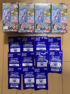 ポケモンGO カード　4boxシュリンク•プロモ付き ポケモンGO カード 4boxシュリンク•プロモ付き - メルカリ
