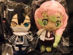 鬼滅の刃　chibiぬいぐるみ　伊黒小芭内　甘露寺蜜璃のサムネイル