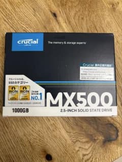 ほぼ未使用 Crucial SSD 1TB CT1000MX500SSD1JP - メルカリ