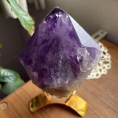 天然石 コンゴ産 アメジストポイント原石741g - メルカリ
