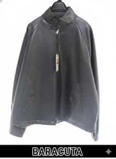 BARACUTAバラクータ新品フェイクレザーブルゾン42黒 - メルカリ