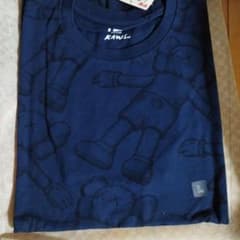 UNIQLO KAWS UT Tシャツ ブルー Lサイズのサムネイル