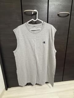 Champion ノースリーブTシャツ グレー Lのサムネイル