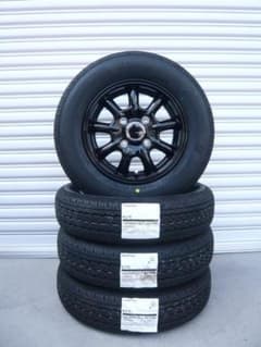 中古バリ溝ブリヂストンスタッドレスセット145R12LT 軽トラ、軽バン 中古バリ溝ブリヂストンタイヤホイールセット145/80R12LT 軽トラ、軽