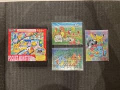ポケモン 当時物 ジグソーパズル 未開封 4点セット ミニパズル3点のサムネイル