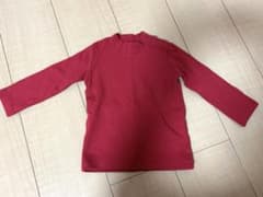 UNIQLOベビー★リブ編み赤トップス★のサムネイル