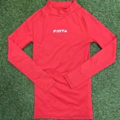 FINTA サッカー フットサル インナーシャツ レッド 150のサムネイル