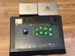HORI ファイティングスティックα QANBA静音レバー・ボタン換装済み HORI ファイティングスティックα QANBA静音レバー・ボタン換装済み
