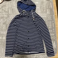 GU パーカー　ボーダー　サイズMのサムネイル