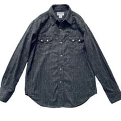 ササフラス SASSAFRAS【美品】ウエスタン デニムシャツ シェルボタン M